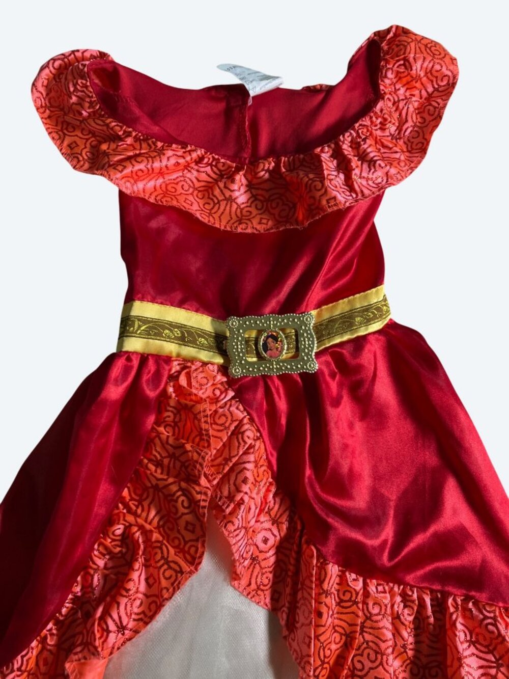 Disney Princess Elena of Avalor Girls Red Dress Up Costume 4-6X by Jakks - Picture 3 of 12